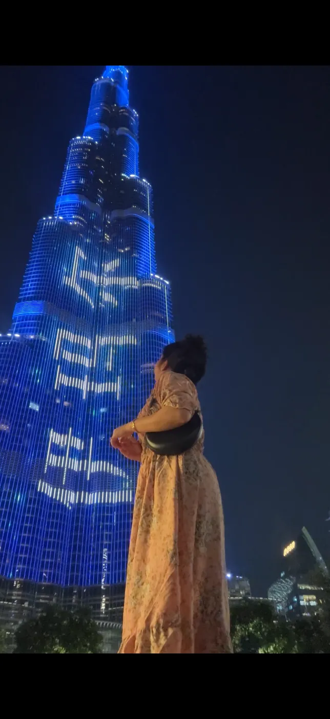 Burj Khalifa at night